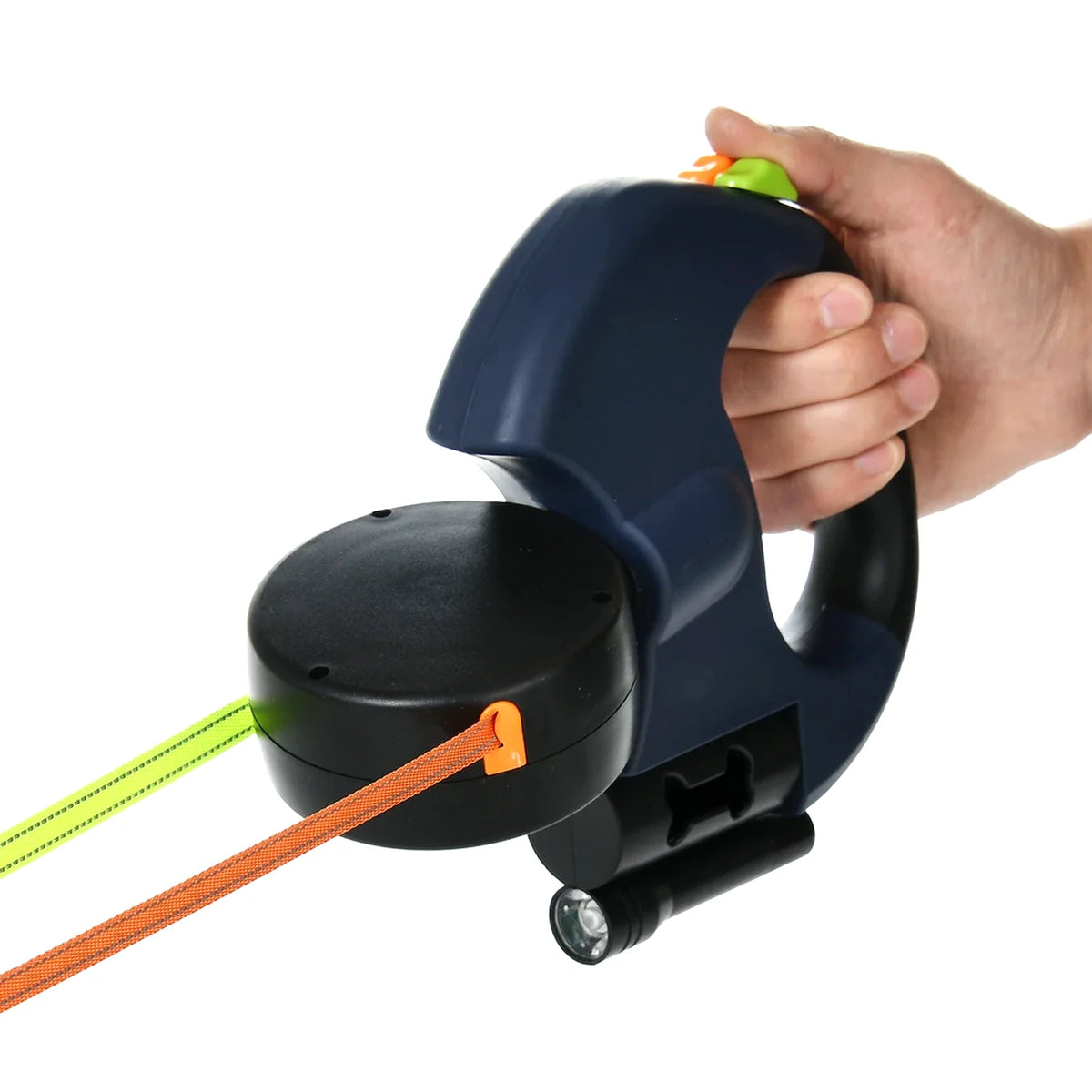 Laisse double pour 2 chiens, rétractable