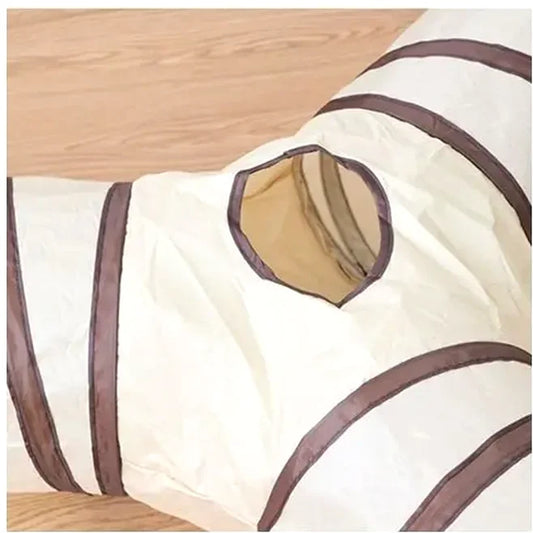 Tunnel de jeu pliable pour chat en T